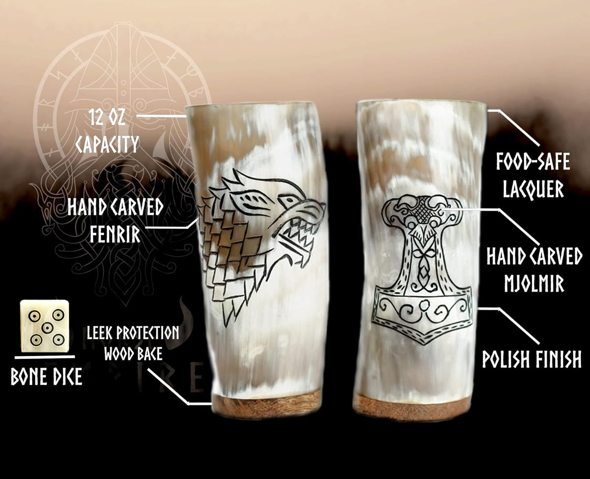 Warm Hearth Creations: Mead Set - Fenrir &amp; Mjolnir