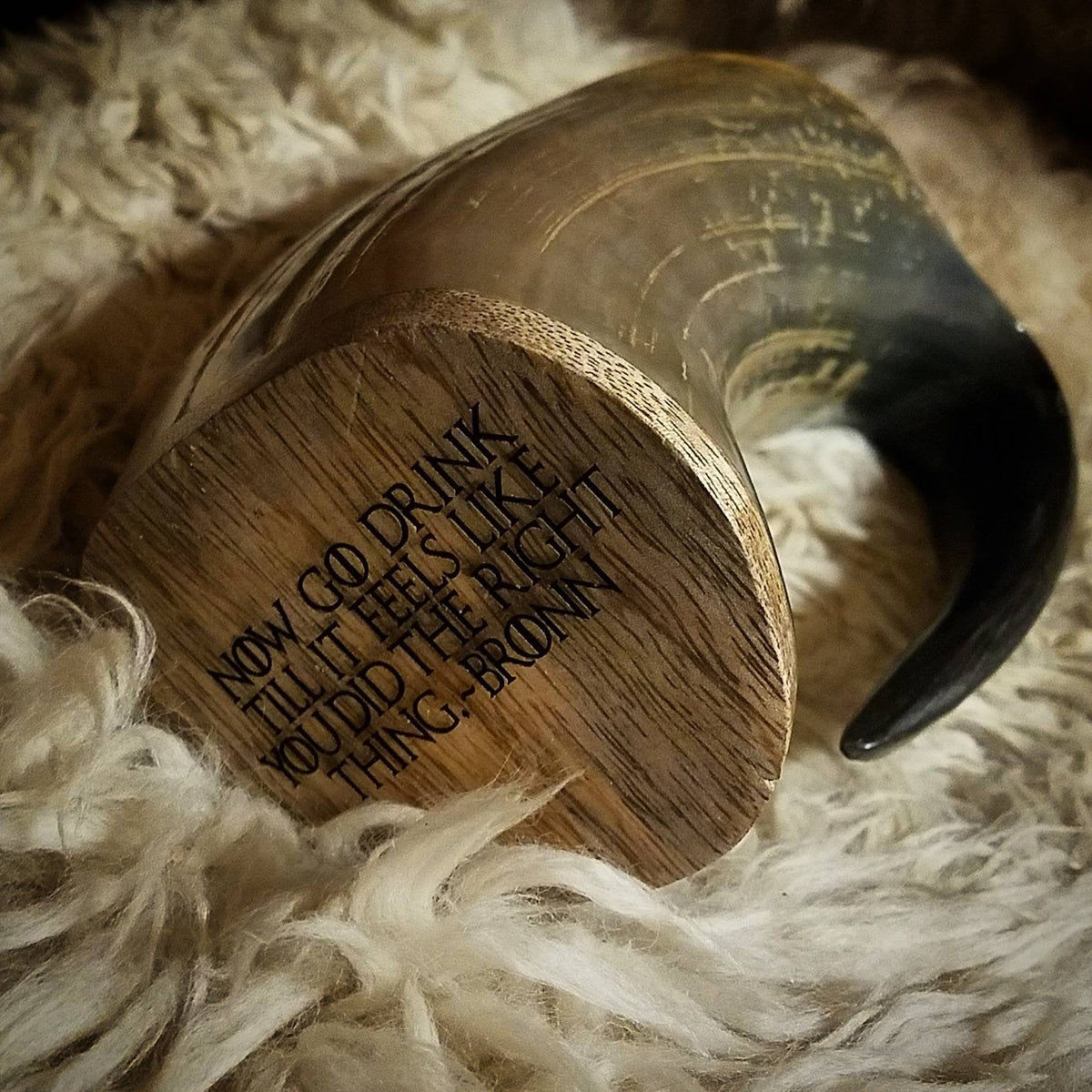 Engrave Your Drinking Horn Mug