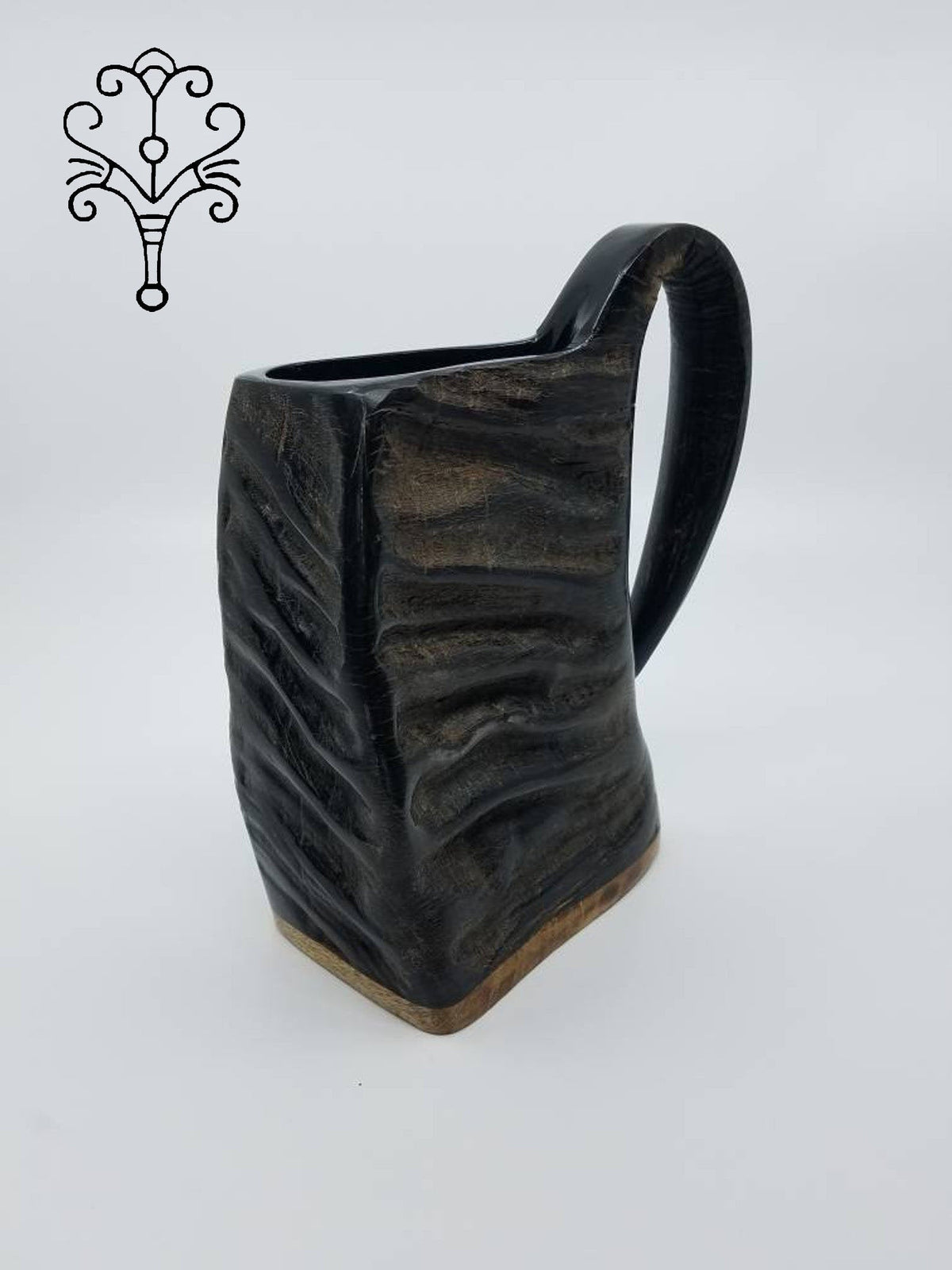 Exotic Black Horn Mug